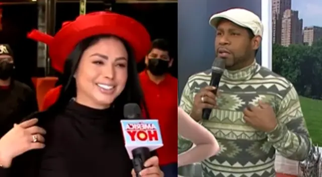 Edson Dávila se percata de retoquito de Pamela Franco