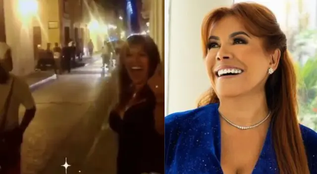 Magaly Medina recordó la vez que le dedicaron rap en las calles de Colombia.