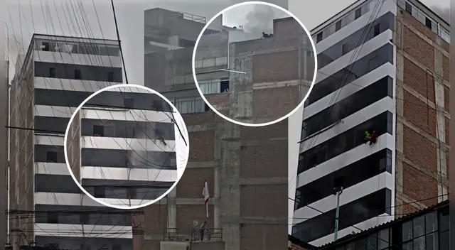 Incendio en Gamarra Incendio en Gamarra