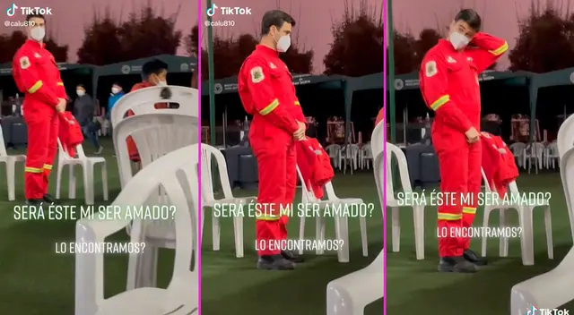 La joven no pudo ocultar su fascinación al ver al bombero. La joven no pudo ocultar su fascinación al ver al bombero.