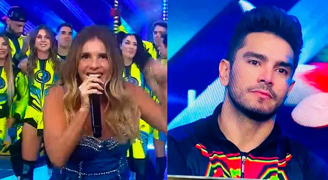 La conductora Johanna San Miguel se mofa de los 'Combatientes' luego de ganarle la semifinal el último miércoles. La conductora Johanna San Miguel se mofa de los 'Combatientes' luego de ganarle la semifinal el último miércoles.