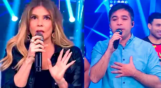 El conductor y líder de los 'Combatientes', Renzo Schuller, no le gustó para nada la bromita que le hizo Johanna San Miguel en EEG.