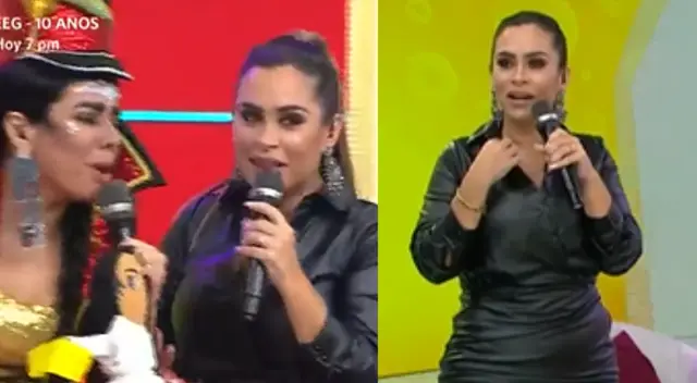 Ethel Pozo y su reacción al mencionar el nombre de su novio. Ethel Pozo y su reacción al mencionar el nombre de su novio.