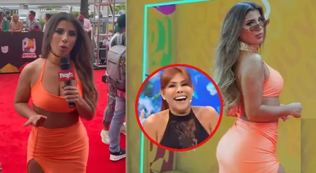 Yahaira Plasencia asegura que su vestido no costó 50 soles. Yahaira Plasencia asegura que su vestido no costó 50 soles.
