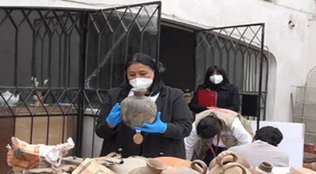 La Fiscalía recupera 400 piezas arqueológicas de la vivienda del hijo del ex presidente Juan Velasco Alvarado