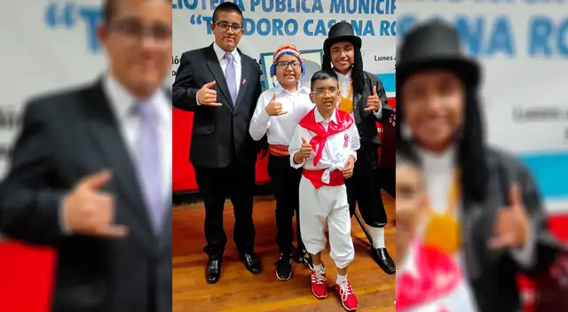 Jordán Veira Yunco, Misael Cherres Alaba, Luis Rosalindo Mallqui y Ángel García Gonzáles fueron los ganadores de este concurso.