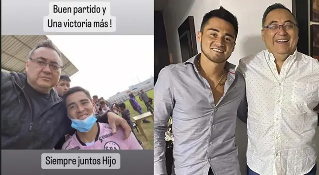 Rodrigo Cuba recibe el total respaldo de su padre Jorge Cuba. Rodrigo Cuba recibe el total respaldo de su padre Jorge Cuba.