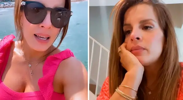 Alejandra Baigorria apenada por perder sus pertenencias.