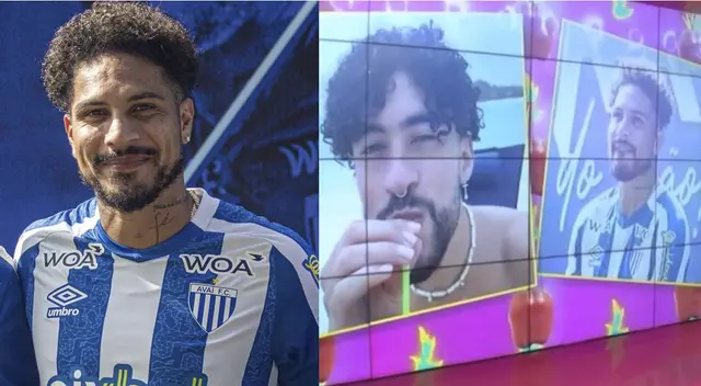 Paolo Guerrero habría optado por el mismo look que Bad Bunny, según Paolo Guerrero habría optado por el mismo look que Bad Bunny, según