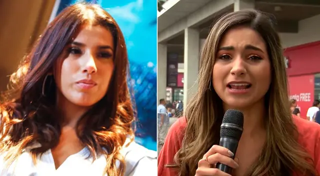 Andrea Arana le pone el 'parche' Yahaira Plasencia. Andrea Arana le pone el 'parche' Yahaira Plasencia.