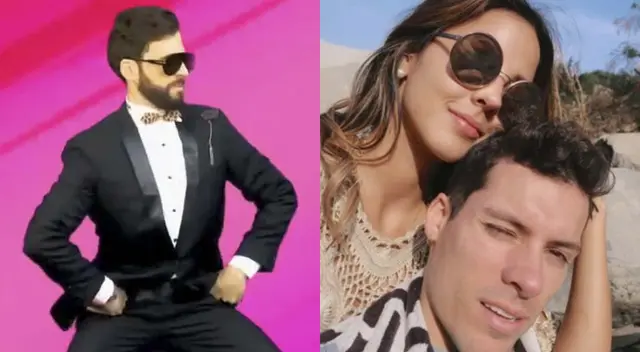 Peluchín sobre Luciana Fuster. Peluchín sobre Luciana Fuster.