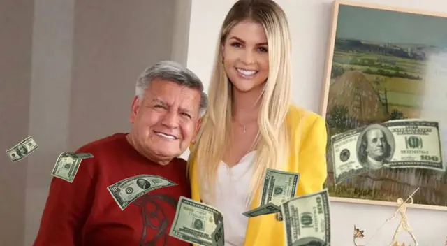 Brunella Horna aclara que Richard Acuña no es millonario.