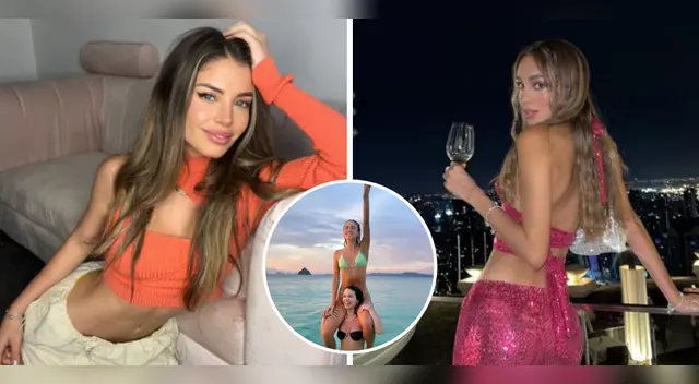 Flavia Laos le da regalazo a Luana Barrón. Flavia Laos le da regalazo a Luana Barrón.