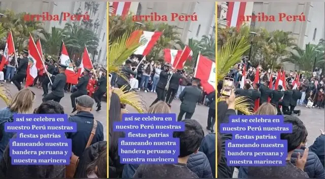 ¡Arriba Perú! La escena se ha robado el corazón de miles de compatriotas en la popular red social.