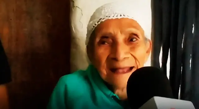Felipa López, la mujer más longeva de Honduras.