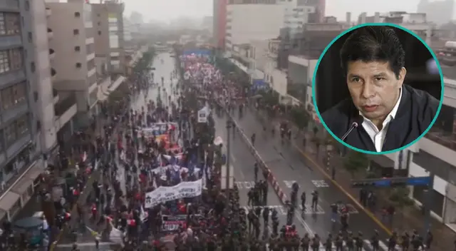 Se reportaron marchas en la capital durante Fiestas Patrias.