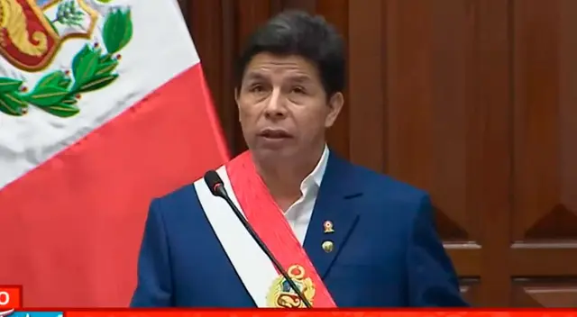 Pedro Castillo, presidente de la República.