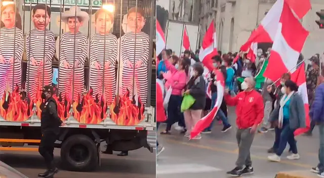 Protesta fue organizada por los mismos de siempre que buscan la renuncia del mandatario.