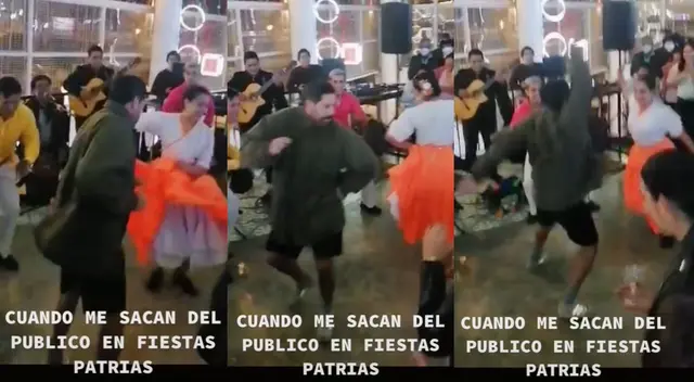Singular baile del peruano por Fiestas Patrias se hizo viral en las redes sociales. Singular baile del peruano por Fiestas Patrias se hizo viral en las redes sociales.