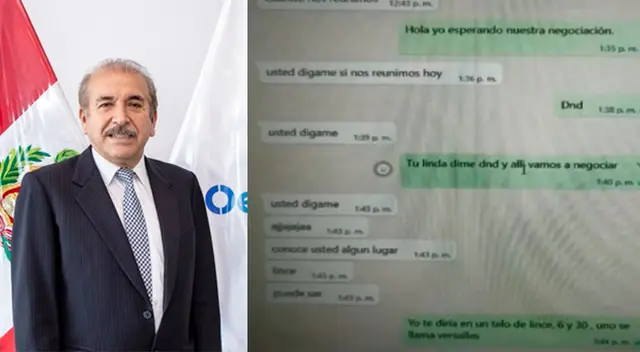 Los chats sexuales del exjefe de la OEFA: Los chats sexuales del exjefe de la OEFA: