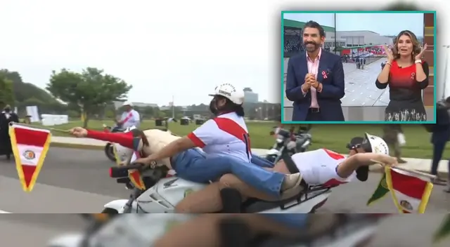 Camarógrafo se cae durante transmisión en vivo y cuando grababa a su colega.