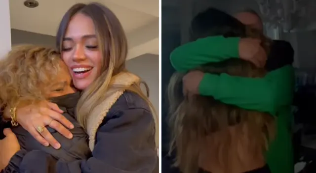 Mayra Goñi vuelve a ver a su familia tras nueve meses Mayra Goñi vuelve a ver a su familia tras nueve meses