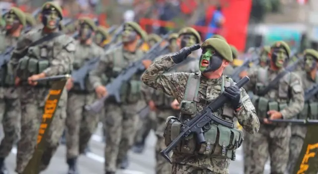 La Parada Militar se desarrolla desde las 10:00 a.m. desde el Cuartel General del Ejército