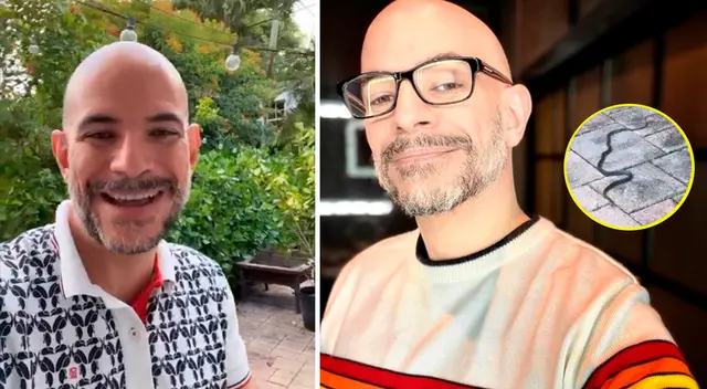 Ricardo Morán sorprende con peculiar mascota. Ricardo Morán sorprende con peculiar mascota.