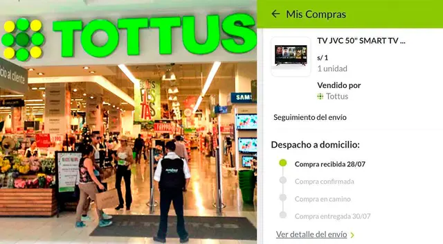 Tottus se suma a los precios de locura y remata televisores modernos a tan solo S/ 1 Tottus se suma a los precios de locura y remata televisores modernos a tan solo S/ 1