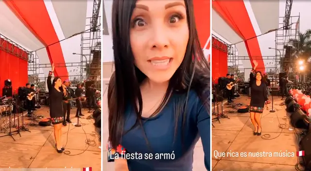 Tula Rodríguez se subió al escenario nuevamente. Tula Rodríguez se subió al escenario nuevamente.