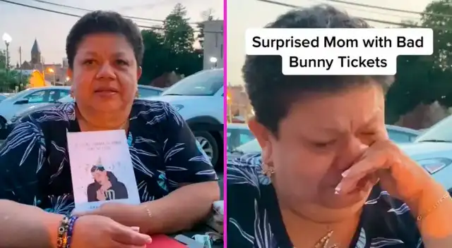 La mujer no pudo contener su emoción al conocer que iría al concierto de su artista favorito.