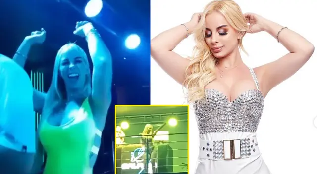 Dalia Durán la rompe en escenario. Dalia Durán la rompe en escenario.