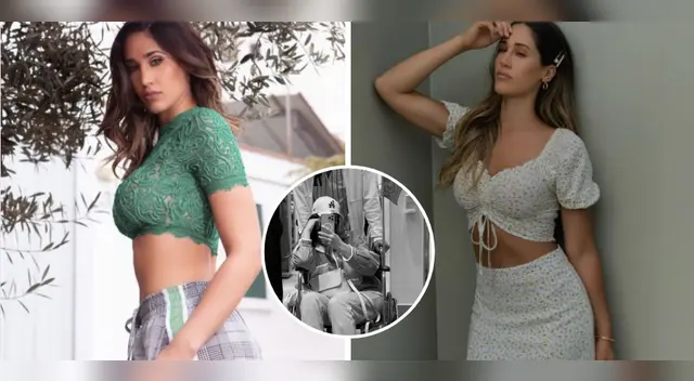 Tepha Loza se muestra en silla de ruedas.