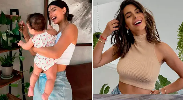 Ivana Yturbe se mostró emocionada tras viajar junto a su bebé.