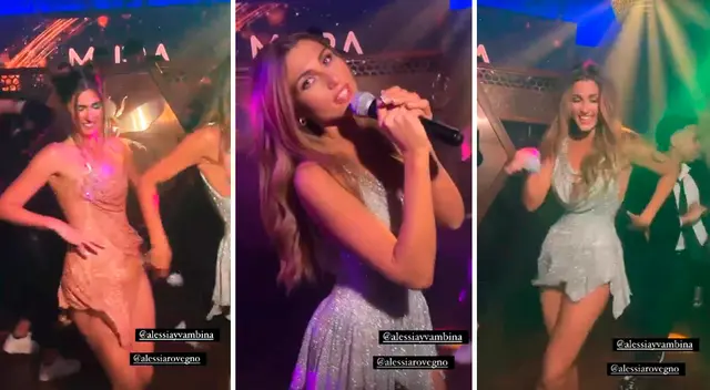 Alessia Rovegno demostró su talento en evento del Miss Universo.