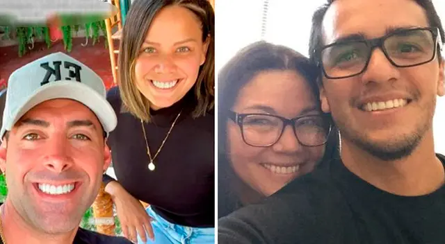 Andrea San Martín presume a los padres de Sebastián Lizarzaburu junto a sus hijas. Andrea San Martín presume a los padres de Sebastián Lizarzaburu junto a sus hijas.