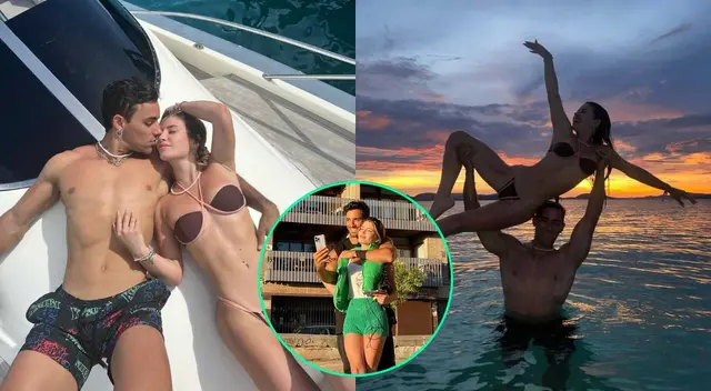 Austin Palao se mostró más enamorado que nunca de Flavia Laos.