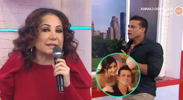 Al recordar la curiosa frase que dijo sobre Melissa Klug y Jesús Barco, Janet Barboza metió a Christian Dominguez y se fue con todo. Al recordar la curiosa frase que dijo sobre Melissa Klug y Jesús Barco, Janet Barboza metió a Christian Dominguez y se fue con todo.