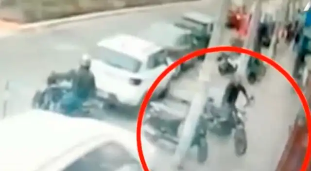 El vehículo menor fue robado por un ladrón que aprovechó el descuido de su propietario.