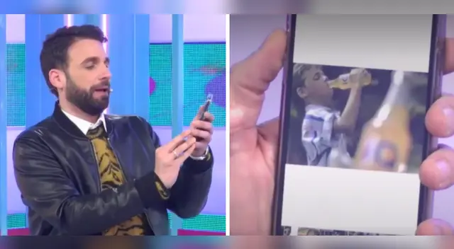 Rodrigo González de niño.