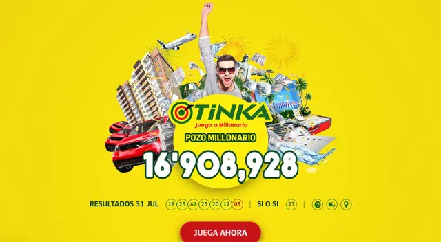 La Tinka: conoce los resultados del miércoles 3 de agosto. La Tinka: conoce los resultados del miércoles 3 de agosto.
