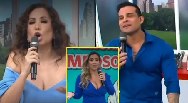 Christian Domínguez y su reacción cuando sus amigas rajan de los tramposos.