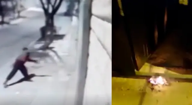 “Los vamos a moler”, lanzan bomba molotov a casa en Ate y dejan carta amenazante [VIDEO]