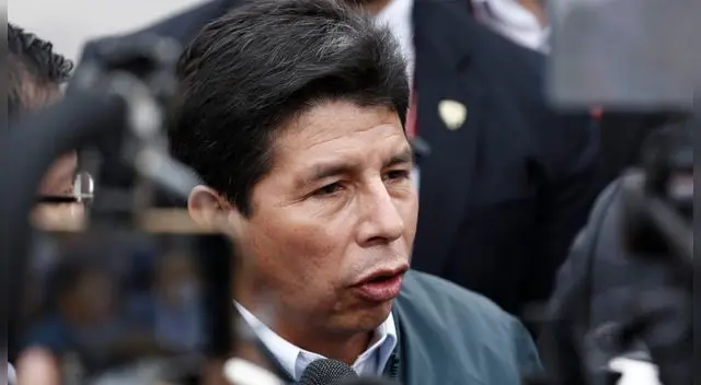 Pedro Castillo se pronunció tras su salida de la Fiscalía.