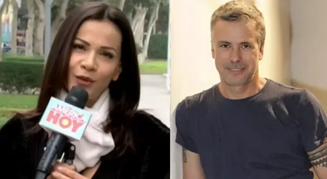 Mónica Sánchez se despide de Diego Bertie.