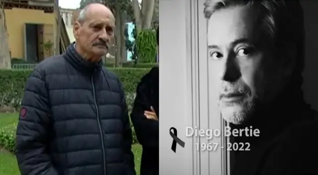 Gustavo Bueno se conmovió al hablar de Diego Bertie.