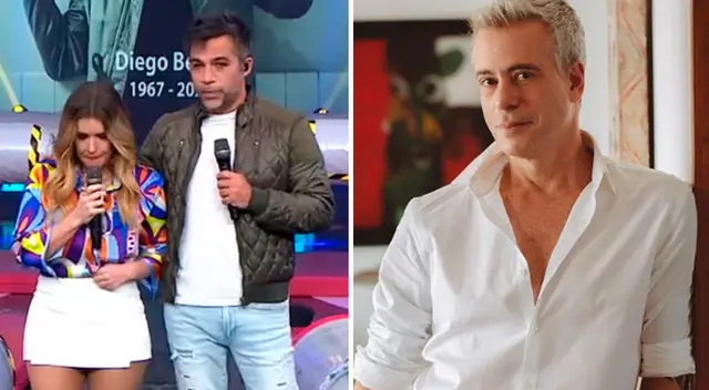 Johanna San Miguel llora por Diego Bertie. Johanna San Miguel llora por Diego Bertie.