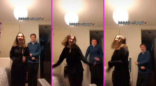 El papá de la joven se llevó todas las miradas en TikTok. El papá de la joven se llevó todas las miradas en TikTok.