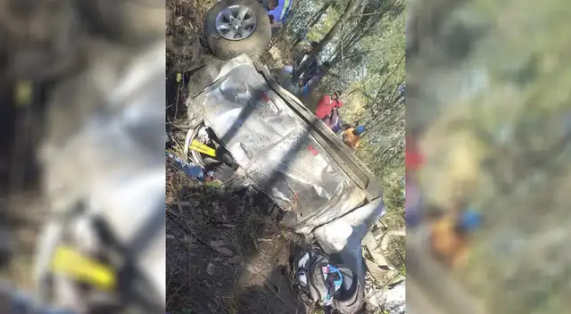 Una personas se encuentra herida y fue llevada al centro de salud más cercano.