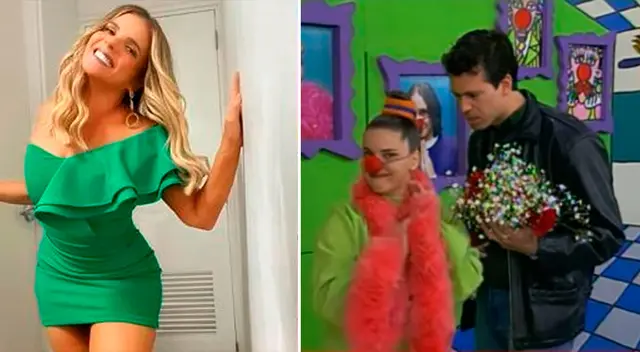 La conductora Johanna San Miguel publicó dos imágenes de la aparición de Diego Bertie en la recordada serie de Pataclaun. La conductora Johanna San Miguel publicó dos imágenes de la aparición de Diego Bertie en la recordada serie de Pataclaun.